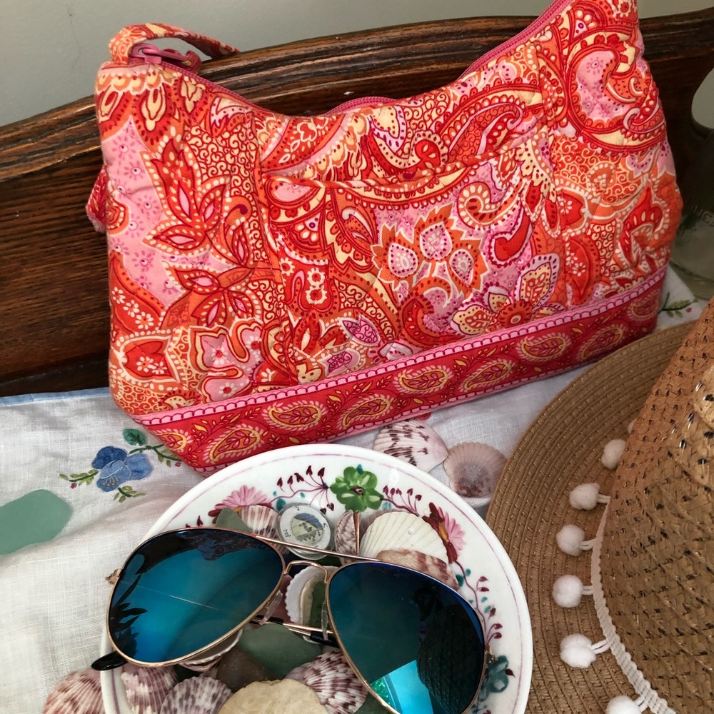 Vera Bradley orange and pink purse